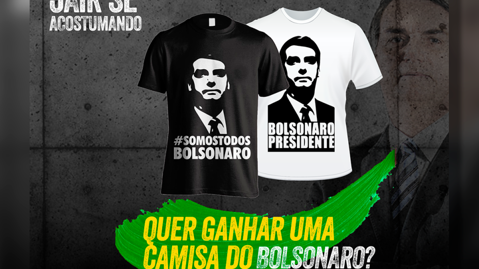 Camisa Personalizada - Bolsonaro